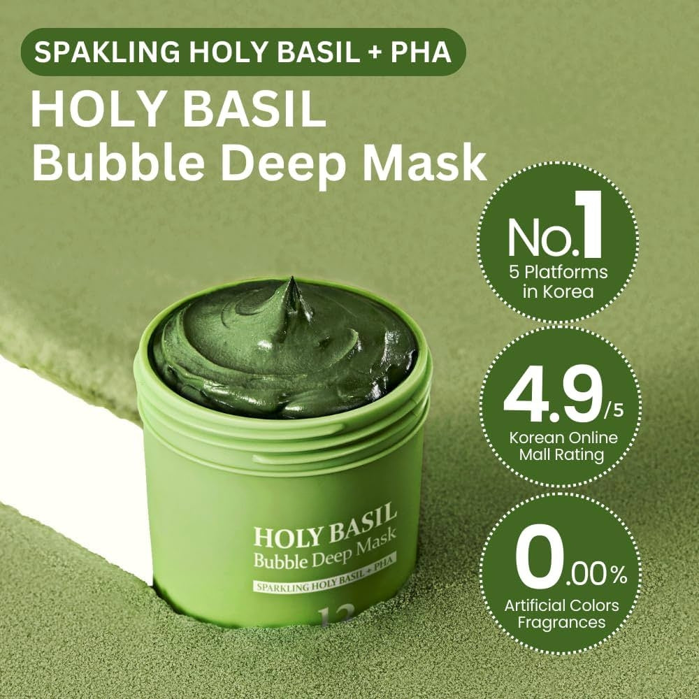 Holy Basil Deep Bubble Mask